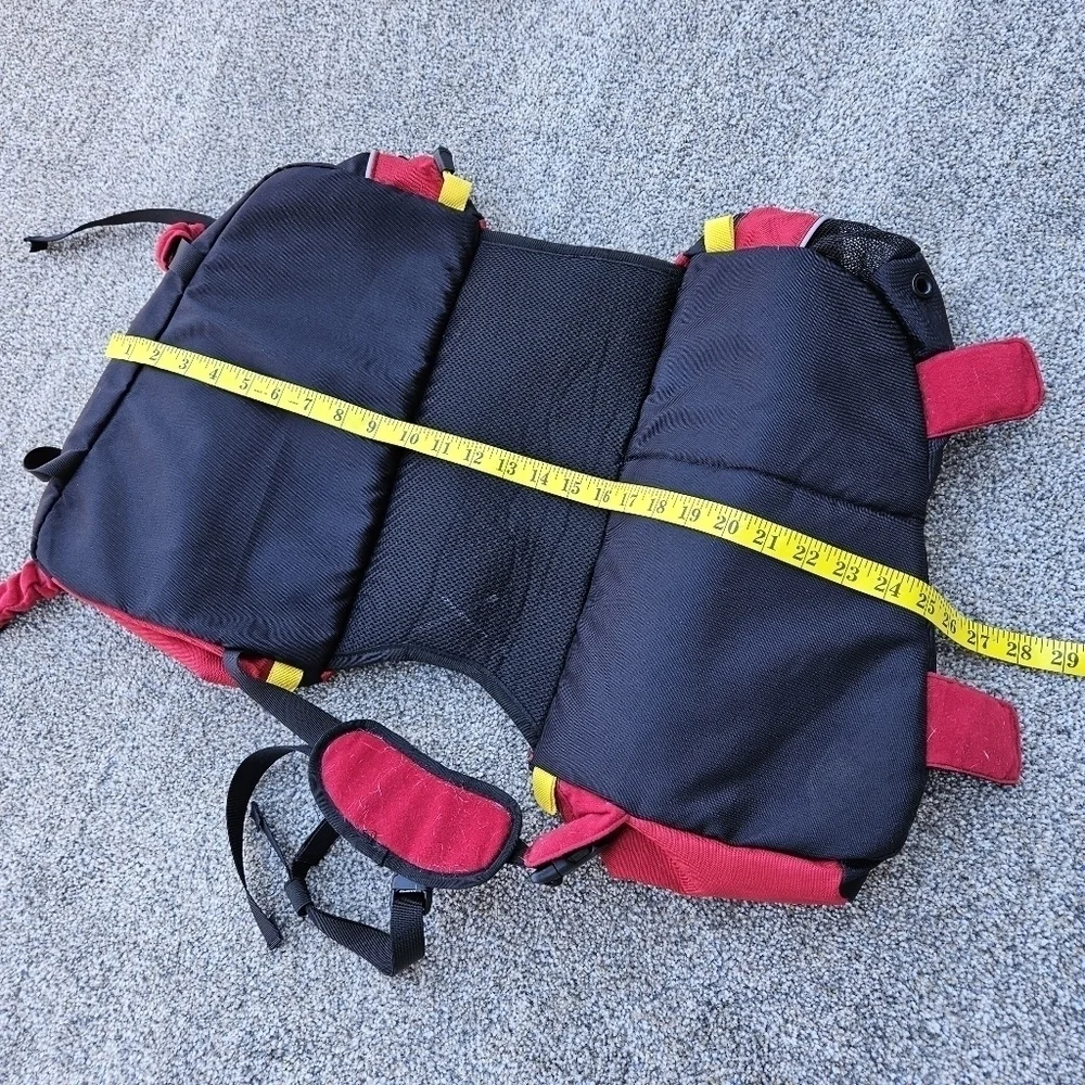 Mountainsmith Large Dog Pack SL3 Outdoor Hiking Red Backpack Adjustable Harness